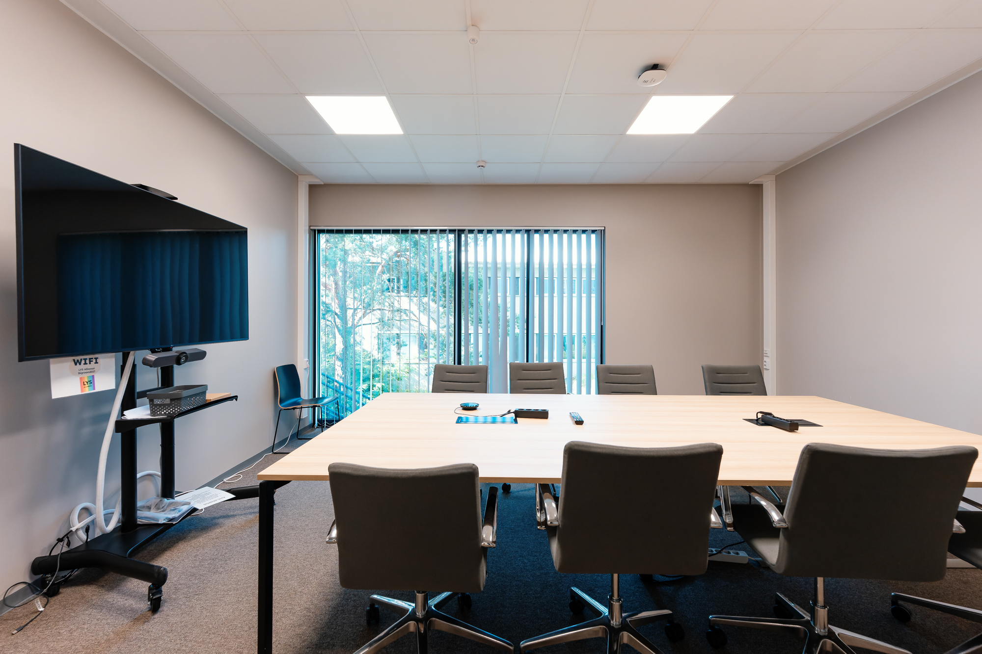 Konferensrum i LYS Big Room vid Laakso sjukhus i Helsingfors
